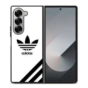 ADIDAS STRIPE BLACK Samsung Galaxy Z Fold 6 Case Cover