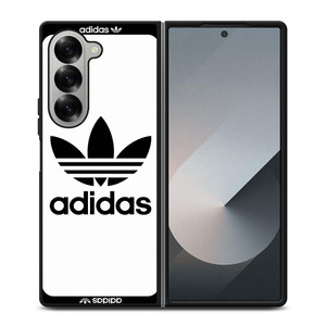 ADIDAS TREFOIL ROUND WHITE Samsung Galaxy Z Fold 6 Case Cover