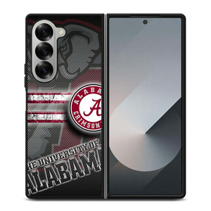 ALABAMA CRIMSON TIDE CARBON Samsung Galaxy Z Fold 6 Case Cover