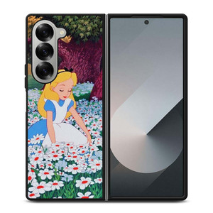ALICE IN WONDERLAND FLOWER Samsung Galaxy Z Fold 6 Case Cover ALICE IN WONDERLAND FLOWER Samsung Galaxy Z Fold 6 Case Cover