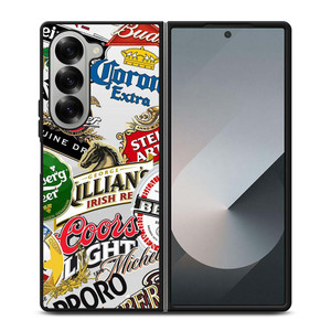 ALL BEER BRAND LOGO Samsung Galaxy Z Fold 6 Case Cover ALL BEER BRAND LOGO Samsung Galaxy Z Fold 6 Case Cover