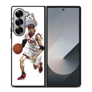 ALLEN IVERSON SIXERS NBA BASKETBALL Samsung Galaxy Z Fold 6 Case Cover ALLEN IVERSON SIXERS NBA BASKETBALL Samsung Galaxy Z Fold 6 Case Cover