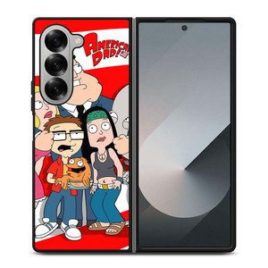 AMERICAN DAD USA FLAG Samsung Galaxy Z Fold 6 Case Cover