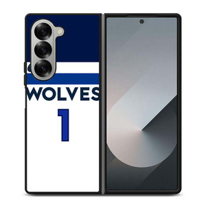 ANTHONY EDWARDS MINNESOTA TIMBERWOLVES NBA Samsung Galaxy Z Fold 6 Case Cover