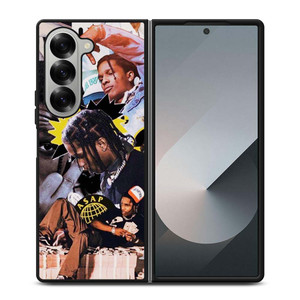 ASAP ROCKY RAPPER COLLAGE Samsung Galaxy Z Fold 6 Case Cover ASAP ROCKY RAPPER COLLAGE Samsung Galaxy Z Fold 6 Case Cover
