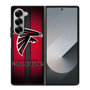 ATLANTA FALCONS METAL LOGO NFL Samsung Galaxy Z Fold 6 Case Cover