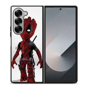BABY GROOT DEADPOOL Samsung Galaxy Z Fold 6 Case Cover BABY GROOT DEADPOOL Samsung Galaxy Z Fold 6 Case Cover