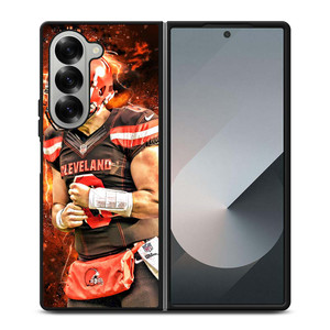 BAKER MAYFIELD CLEVELAND BROWNS NFL 2 Samsung Galaxy Z Fold 6 Case Cover BAKER MAYFIELD CLEVELAND BROWNS NFL 2 Samsung Galaxy Z Fold 6 Case Cover