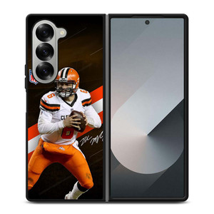 BAKER MAYFIELD CLEVELAND BROWNS NFL Samsung Galaxy Z Fold 6 Case Cover BAKER MAYFIELD CLEVELAND BROWNS NFL Samsung Galaxy Z Fold 6 Case Cover