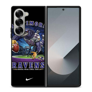 BALTIMORE RAVENS NFL ART Samsung Galaxy Z Fold 6 Case Cover BALTIMORE RAVENS NFL ART Samsung Galaxy Z Fold 6 Case Cover