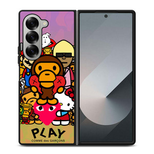 BAPE BABY MILO PLAY Samsung Galaxy Z Fold 6 Case Cover BAPE BABY MILO PLAY Samsung Galaxy Z Fold 6 Case Cover