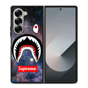 BAPE CAMO SHARK SUPREME NEBULA Samsung Galaxy Z Fold 6 Case Cover BAPE CAMO SHARK SUPREME NEBULA Samsung Galaxy Z Fold 6 Case Cover