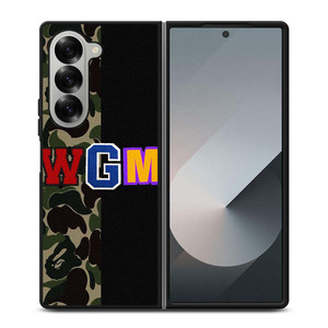 BAPE WGM CAMO Samsung Galaxy Z Fold 6 Case Cover BAPE WGM CAMO Samsung Galaxy Z Fold 6 Case Cover