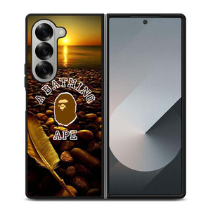 BATHING APE SUNSET Samsung Galaxy Z Fold 6 Case Cover