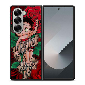 BETTY BOOP ROSE Samsung Galaxy Z Fold 6 Case Cover