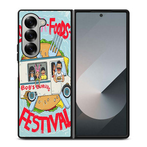 BOBS BURGERS FESTIVAL CARTOON Samsung Galaxy Z Fold 6 Case Cover