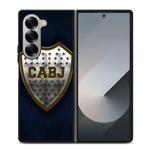 BOCA JUNIORS FC METAL LOGO Samsung Galaxy Z Fold 6 Case Cover