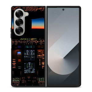 BOEING PLANE COCKPIT Samsung Galaxy Z Fold 6 Case Cover