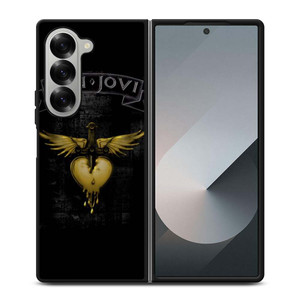 BON JOVI BAND GOLD LOGO Samsung Galaxy Z Fold 6 Case Cover BON JOVI BAND GOLD LOGO Samsung Galaxy Z Fold 6 Case Cover