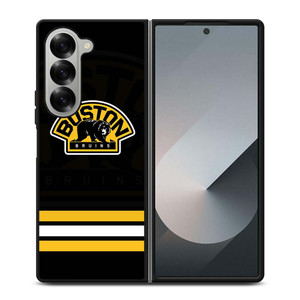BOSTON BRUINS LOGO STRIPED Samsung Galaxy Z Fold 6 Case Cover