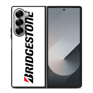BRIDGESTONE TIRE LOGO WHITE Samsung Galaxy Z Fold 6 Case Cover