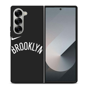 BROOKLYN NETS NIKE WORDMARK Samsung Galaxy Z Fold 6 Case Cover