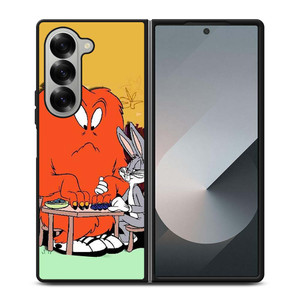 BUGS BUNNY AND GOSSAMER RED LOONEY TUNES Samsung Galaxy Z Fold 6 Case Cover BUGS BUNNY AND GOSSAMER RED LOONEY TUNES Samsung Galaxy Z Fold 6 Case Cover