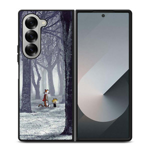 CALVIN AND HOBBES CARTOON Samsung Galaxy Z Fold 6 Case Cover CALVIN AND HOBBES CARTOON Samsung Galaxy Z Fold 6 Case Cover