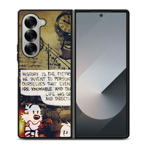 CALVIN AND HOBBES CLASSIC QUOTES Samsung Galaxy Z Fold 6 Case Cover