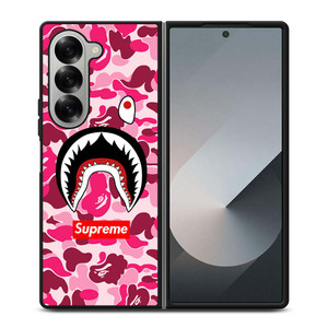 CAMO BATHING APE SUPREME PINK Samsung Galaxy Z Fold 6 Case Cover CAMO BATHING APE SUPREME PINK Samsung Galaxy Z Fold 6 Case Cover
