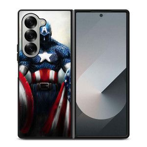 CAPTAIN AMERICA MARVEL ART Samsung Galaxy Z Fold 6 Case Cover