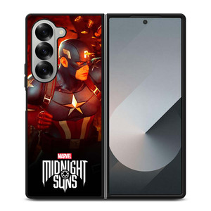 CAPTAIN AMERICA MARVEL MIDNIGHT SUNS Samsung Galaxy Z Fold 6 Case Cover