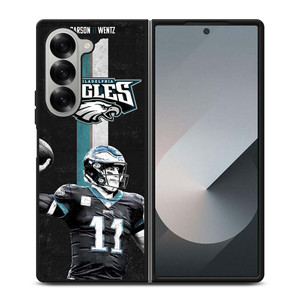 CARSON 11 WENTZ PHILADELPHIA EAGLES Samsung Galaxy Z Fold 6 Case Cover CARSON 11 WENTZ PHILADELPHIA EAGLES Samsung Galaxy Z Fold 6 Case Cover