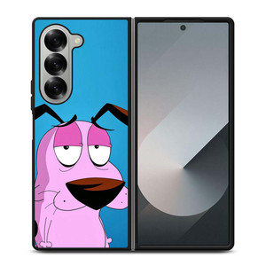 CARTOON COURAGE THE COWARDLY DOG Samsung Galaxy Z Fold 6 Case Cover CARTOON COURAGE THE COWARDLY DOG Samsung Galaxy Z Fold 6 Case Cover