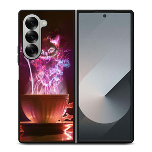 CHESHIRE CAT SMOKE ALICE IN WONDERLAND Samsung Galaxy Z Fold 6 Case Cover CHESHIRE CAT SMOKE ALICE IN WONDERLAND Samsung Galaxy Z Fold 6 Case Cover