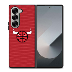 CHICAGO BULLS LOGO FAN ART Samsung Galaxy Z Fold 6 Case Cover