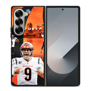 CINCINNATI BENGALS NFL JOE BURROW Samsung Galaxy Z Fold 6 Case Cover CINCINNATI BENGALS NFL JOE BURROW Samsung Galaxy Z Fold 6 Case Cover