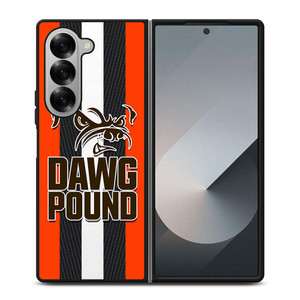 CLEVELAND BROWNS DAWG POUND Samsung Galaxy Z Fold 6 Case Cover CLEVELAND BROWNS DAWG POUND Samsung Galaxy Z Fold 6 Case Cover