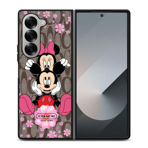 COACH MICKEY and MINNIE MOUSE Samsung Galaxy Z Fold 6 Case Cover COACH MICKEY and MINNIE MOUSE Samsung Galaxy Z Fold 6 Case Cover