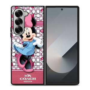 COACH MINNIE MOUSE PINK PATTERN Samsung Galaxy Z Fold 6 Case Cover COACH MINNIE MOUSE PINK PATTERN Samsung Galaxy Z Fold 6 Case Cover