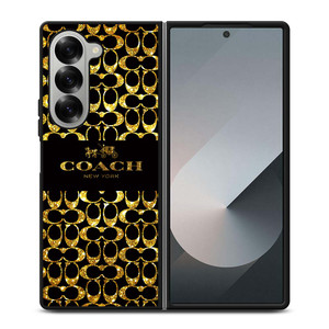 COACH NEW YORK GOLDEN Samsung Galaxy Z Fold 6 Case Cover