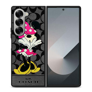 COACH NEW YORK MINNIE MOUSE Samsung Galaxy Z Fold 6 Case Cover COACH NEW YORK MINNIE MOUSE Samsung Galaxy Z Fold 6 Case Cover
