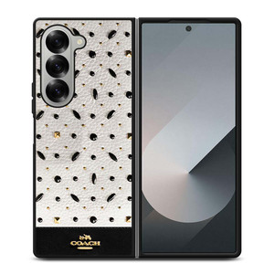 COACH NEW YORK STONE Samsung Galaxy Z Fold 6 Case Cover COACH NEW YORK STONE Samsung Galaxy Z Fold 6 Case Cover