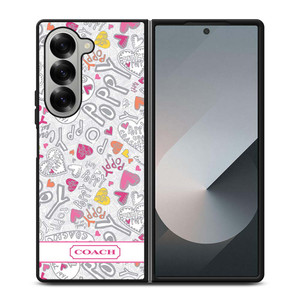 COACH POPPY COLOR Samsung Galaxy Z Fold 6 Case Cover