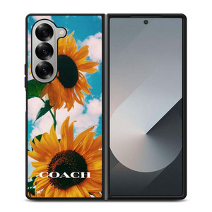 COACH SUNFLOWER Samsung Galaxy Z Fold 6 Case Cover COACH SUNFLOWER Samsung Galaxy Z Fold 6 Case Cover