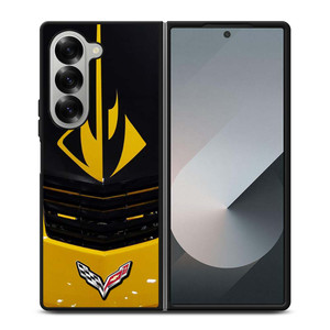 CORVETTE STINGRAY YELLOW GRILLES Samsung Galaxy Z Fold 6 Case Cover CORVETTE STINGRAY YELLOW GRILLES Samsung Galaxy Z Fold 6 Case Cover