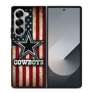 DALLAS COWBOYS AMERICAN FLAG Samsung Galaxy Z Fold 6 Case Cover