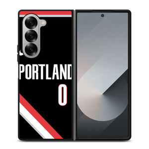 DAMIAN LILLARD PORTLAND TRAIL BLAZERS BLACK Samsung Galaxy Z Fold 6 Case Cover DAMIAN LILLARD PORTLAND TRAIL BLAZERS BLACK Samsung Galaxy Z Fold 6 Case Cover