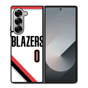 DAMIAN LILLARD PORTLAND TRAIL BLAZERS WHITE Samsung Galaxy Z Fold 6 Case Cover DAMIAN LILLARD PORTLAND TRAIL BLAZERS WHITE Samsung Galaxy Z Fold 6 Case Cover