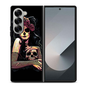 DAY OF THE DEAD ART Samsung Galaxy Z Fold 6 Case Cover